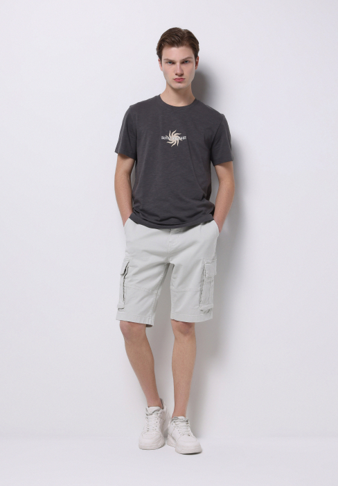 COLIN'S Tricou Gri Inchis Regular Barbati [3]