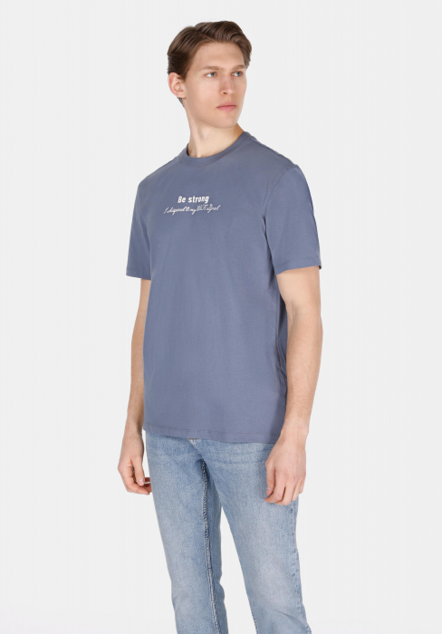 COLIN'S Tricou Albastru Comfort Barbati [1]