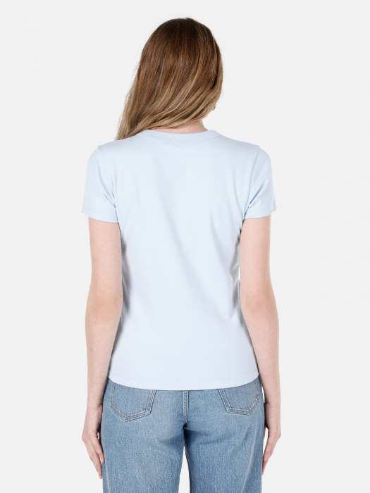 COLIN'S Tricou Albastru Deschis Slim Femei [2]
