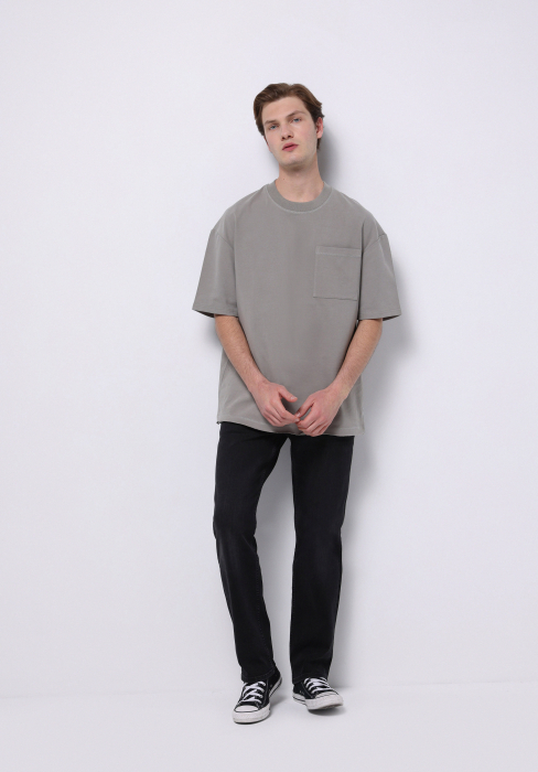 COLIN'S Tricou Gri Deschis  Barbati [3]