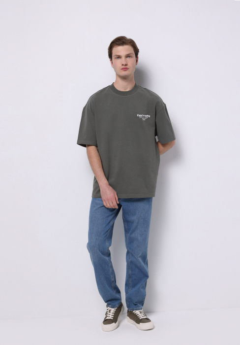COLIN'S Tricou Gri Inchis  Barbati [3]