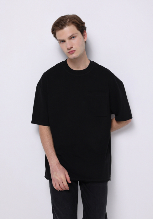 COLIN'S Tricou Negru  Barbati [1]