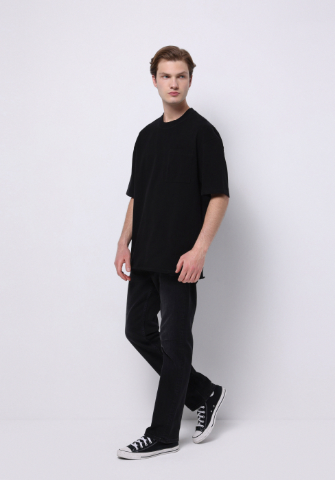 COLIN'S Tricou Negru  Barbati [3]