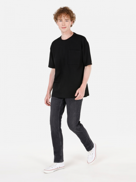 COLIN'S Tricou Negru   Barbati [3]