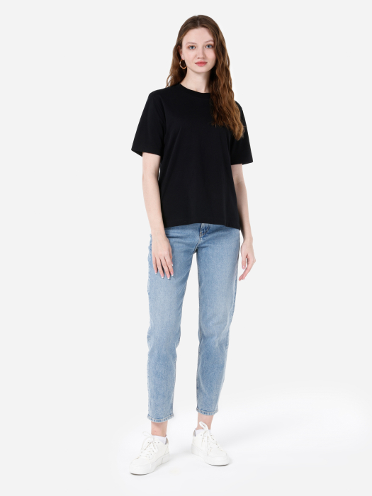 COLIN'S Tricou Negru Regular Femei [3]