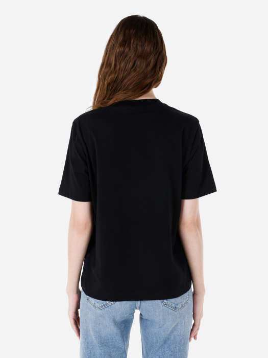 COLIN'S Tricou Negru Regular Femei [2]