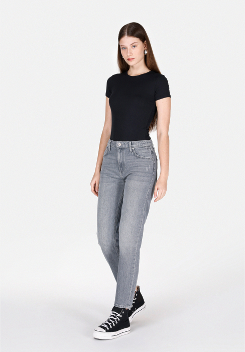 COLIN'S Tricou Negru Slim Femei [3]