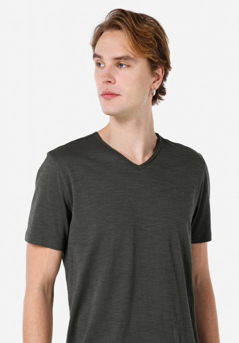 COLIN'S Tricou Haki Regular Barbati [4]