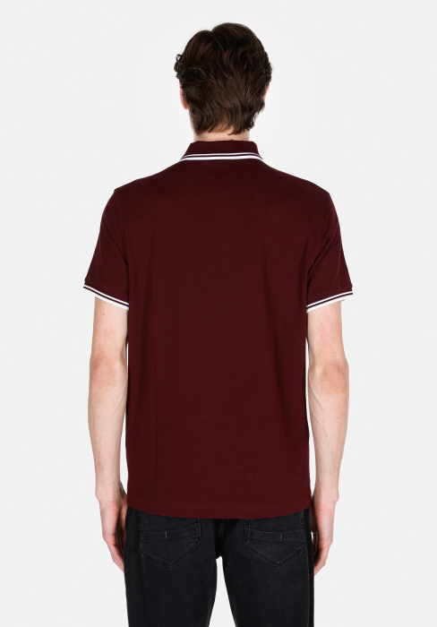 COLIN'S Tricou Polo Rosu Visiniu Regular Barbati [2]