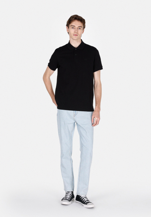 COLIN'S Tricou Polo Negru Regular Barbati [3]