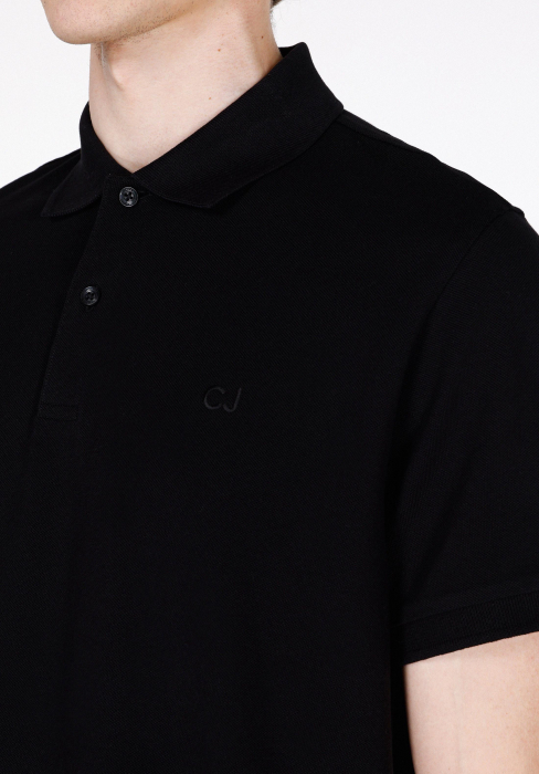 COLIN'S Tricou Polo Negru Regular Barbati [4]