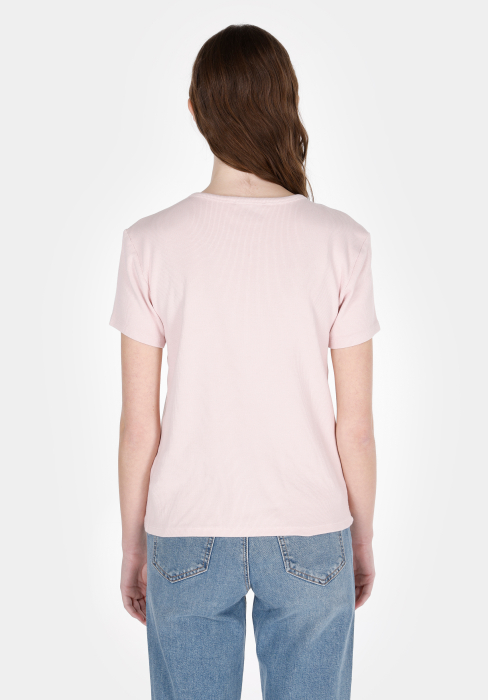 COLIN'S Tricou Roz Deschis Slim Femei [2]
