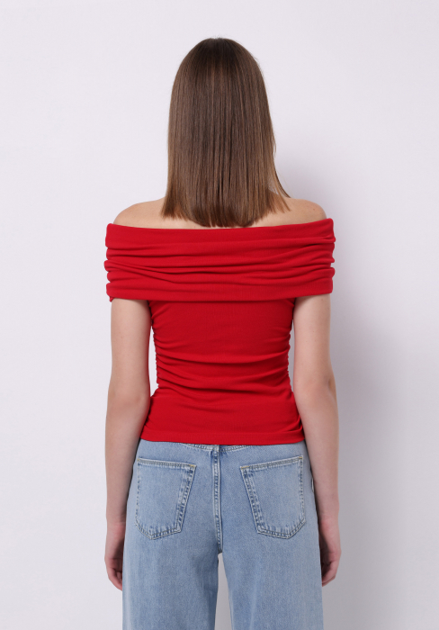 COLIN'S Tricou Rosu Slim Femei [2]