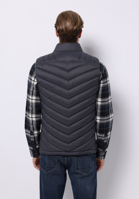 COLIN'S Vesta Gri Inchis Slim Barbati [2]