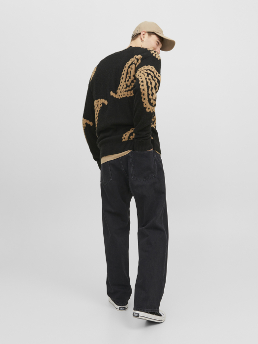 Jack Jones Мужские Джинсы Чёрные Alex Baggy [2]