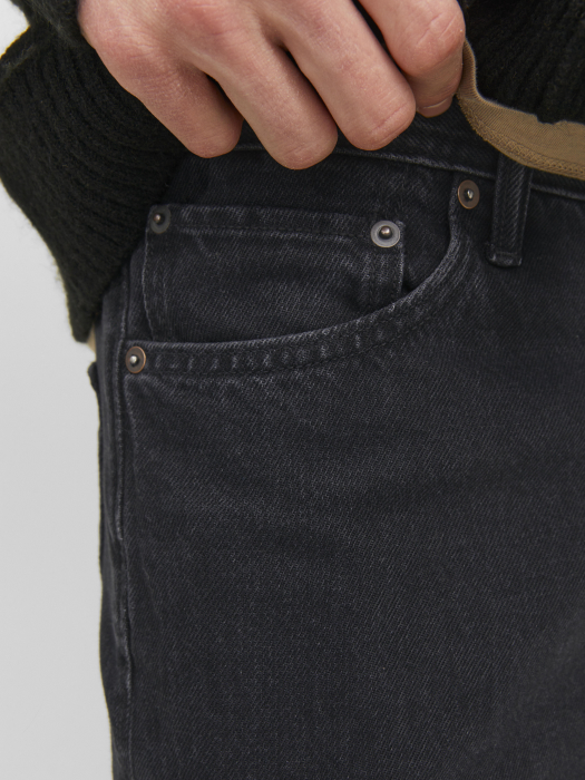 Jack Jones Мужские Джинсы Чёрные Alex Baggy [5]