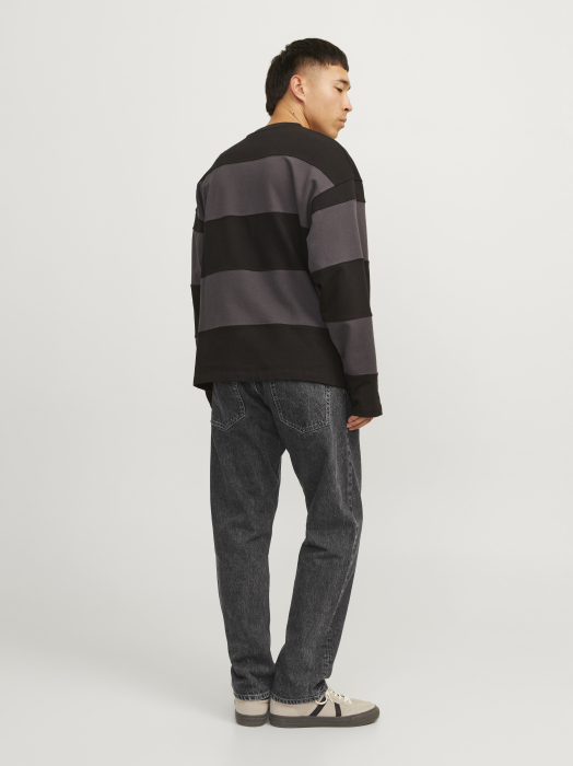 JACK&JONES Blugi Black Denim Alex Baggy Barbati [14]