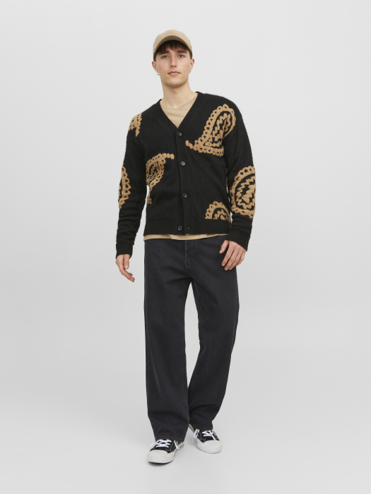 Jack Jones Мужские Джинсы Чёрные Alex Baggy [3]