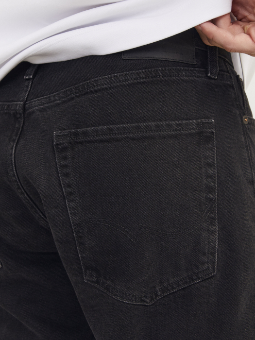 Jack Jones Мужские Джинсы Чёрные CHRIS Relaxed [4]
