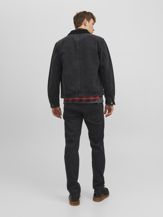 Jack Jones Мужские Джинсы Тёмные Серые CLARK Regular [3]