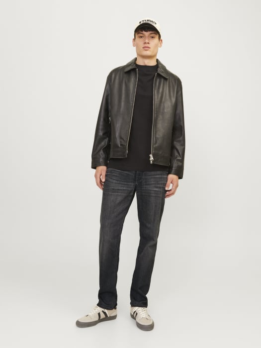Jack Jones Мужские Джинсы Тёмные Серые CLARK Regular [5]