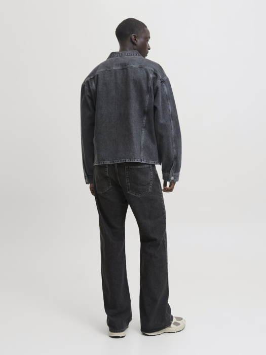 JACK&JONES Blugi Black Denim Flare Barbati [5]