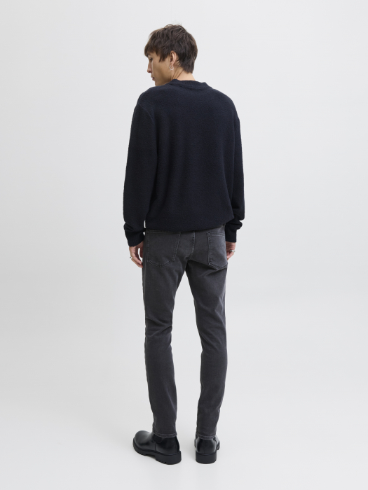 JACK&JONES Blugi Black Denim Glenn Slim Barbati [6]