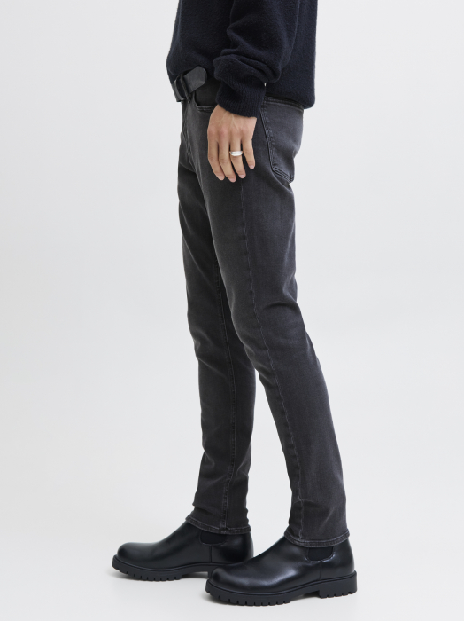 JACK&JONES Blugi Black Denim Glenn Slim Barbati [2]