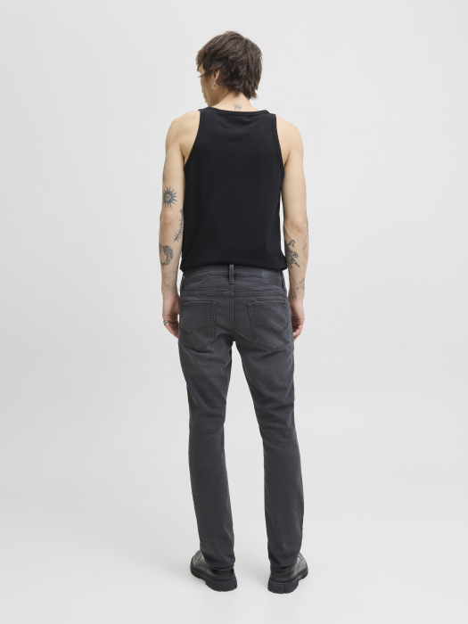 JACK&JONES Мужские Джинсы Black Denim Mike Tapered [6]