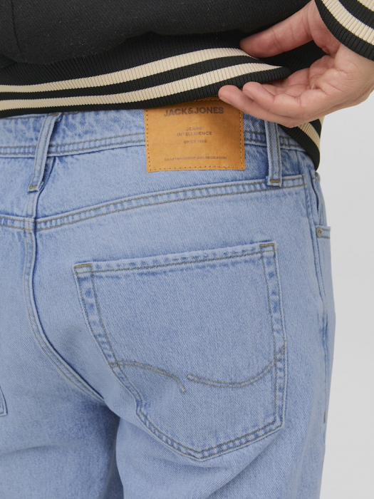 JACK&JONES Blugi Blue Denim Loose Barbati [3]