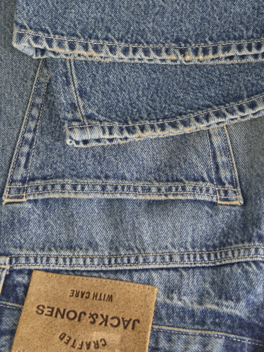 JACK&JONES Мужские Джинсы Blue Denim Wide [2]