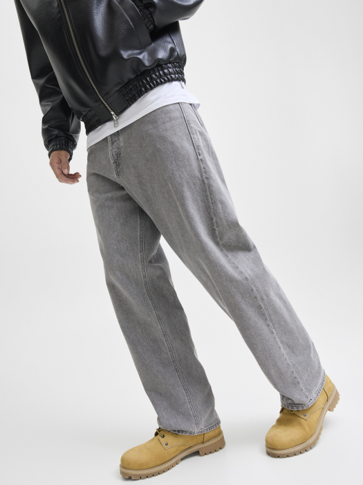 JACK&JONES Blugi Grey Denim Alex Baggy Barbati [6]