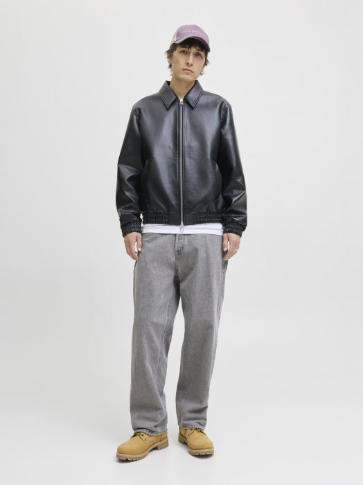 JACK&JONES Blugi Grey Denim Alex Baggy Barbati [5]