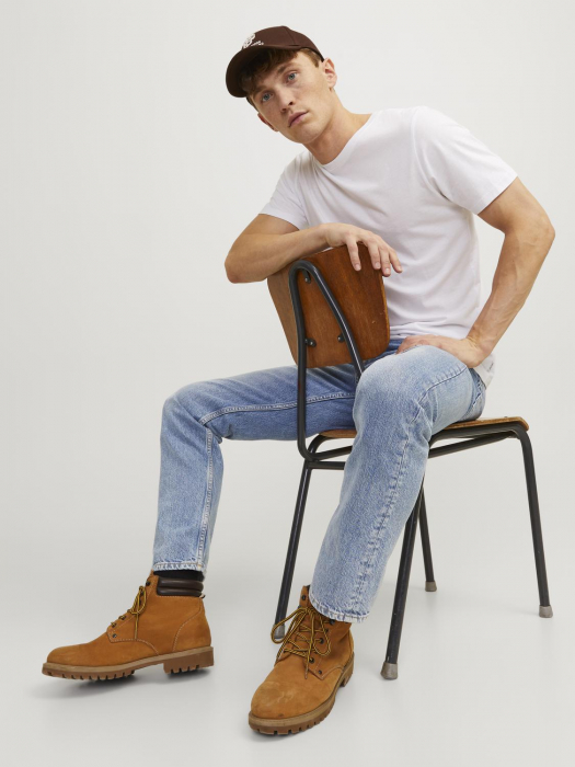 Jack Jones Мужские Джинсы Светло-Синие CHRIS Relaxed [7]