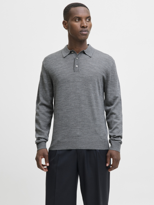 JACK&JONES Bluza Gri Deschis  Barbati [4]