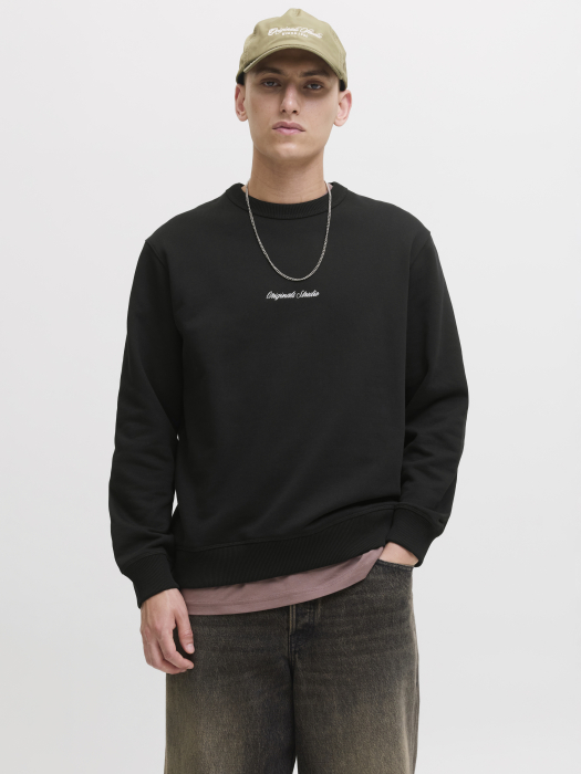Jack Jones Мужской Свитшот Чёрный  [2]