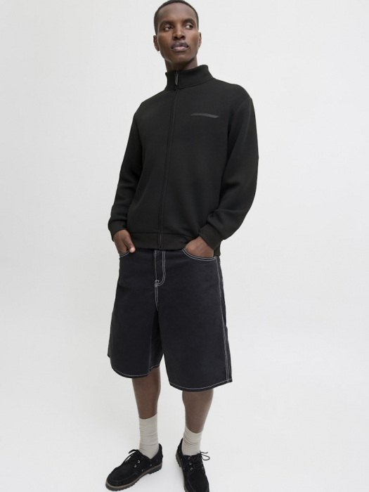JACK&JONES Bluza Neagra Regular Barbati [6]