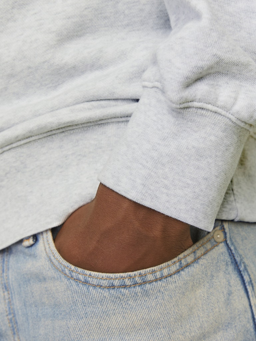 JACK&JONES Мужской Свитшот White Melange  [5]
