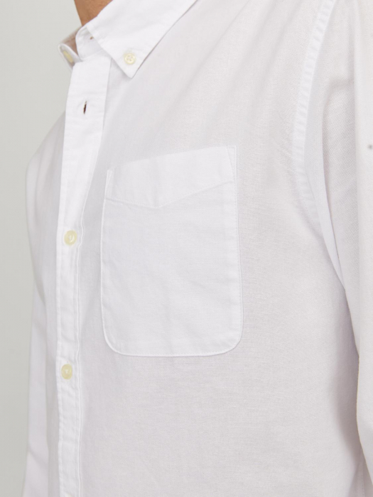 Jack Jones Мужская Рубашка Белая Regular [5]