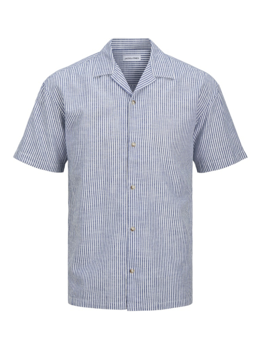 Jack Jones Camasa Cu Maneca Scurta Albastra  Barbati [7]