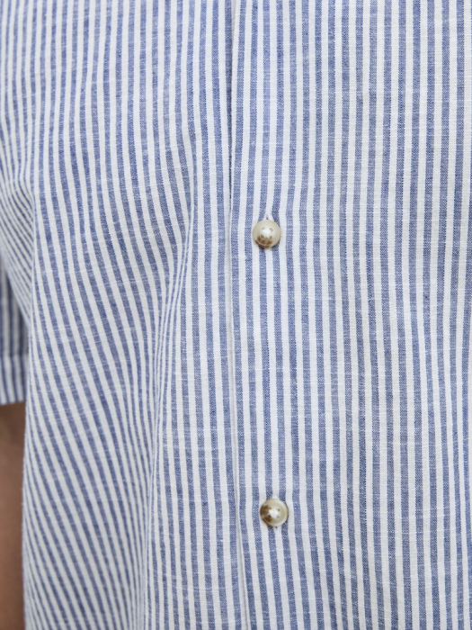 Jack Jones Camasa Cu Maneca Scurta Albastra  Barbati [6]