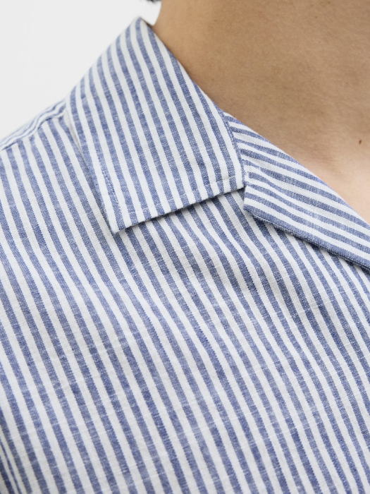 Jack Jones Camasa Cu Maneca Scurta Albastra  Barbati [5]