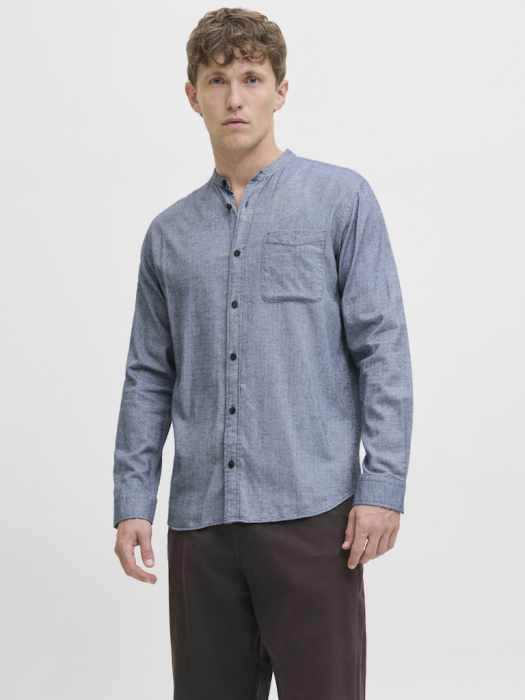 JACK&JONES Мужская Рубашка Индиго  [1]