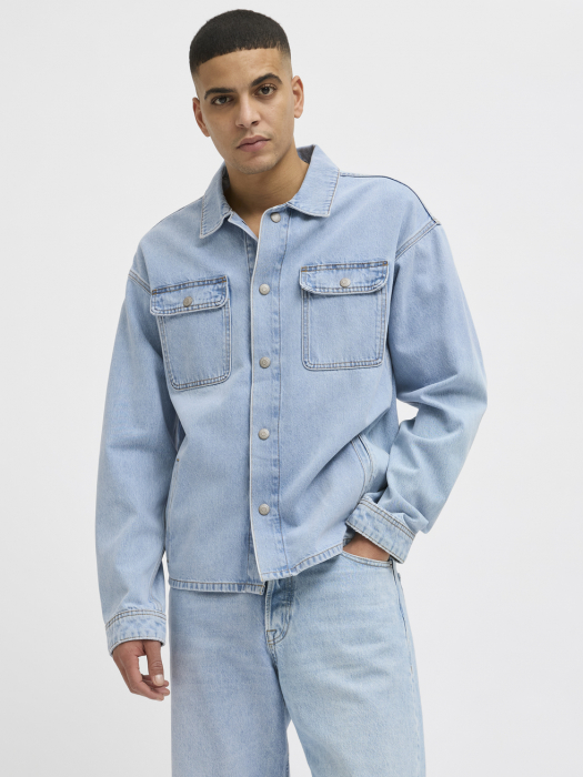 JACK&JONES Camasa Light Blue Denim  Barbati [1]
