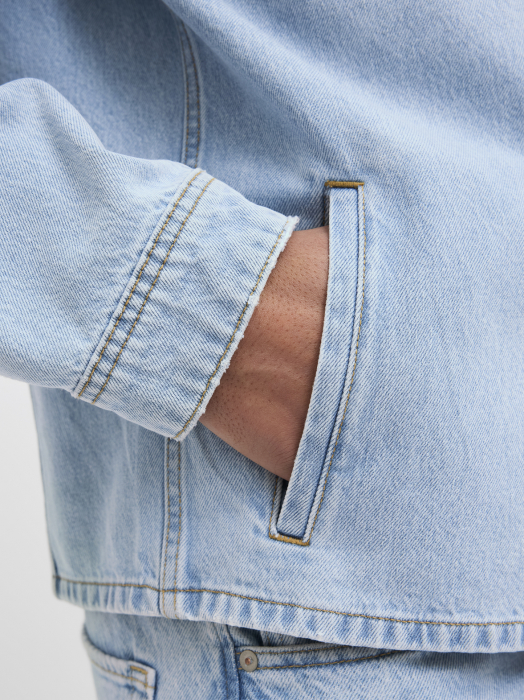 JACK&JONES Camasa Light Blue Denim  Barbati [4]