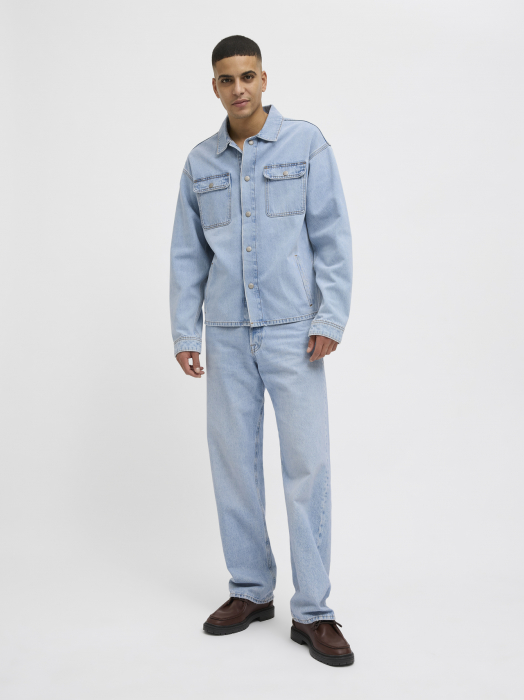 JACK&JONES Camasa Light Blue Denim  Barbati [3]