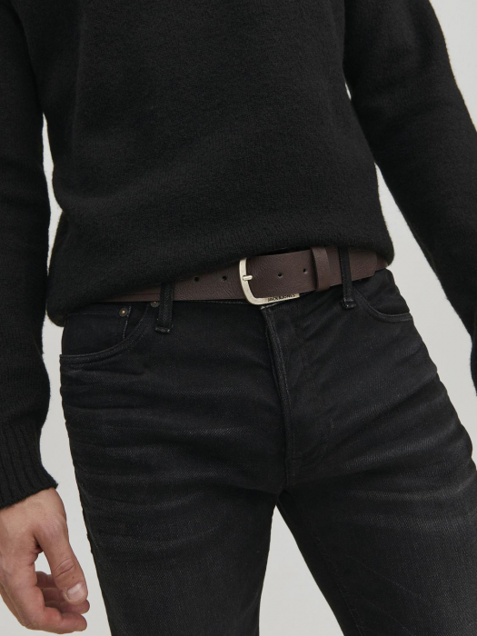 Jack Jones Мужской Ремень Коричневый  [2]