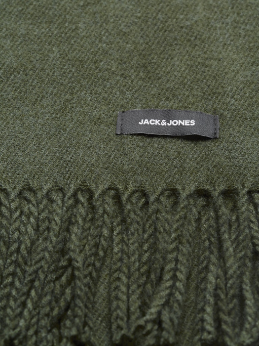 JACK&JONES Мужской Шарф Серый/Зелёный  [2]