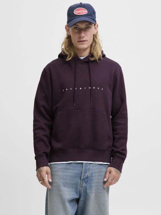 JACK&JONES Hanorac Bordo  Barbati [1]
