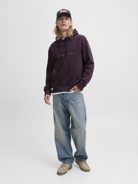 JACK&JONES Hanorac Bordo  Barbati [5]